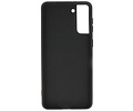 BAOHU Hoesje Geschikt voor de Samsung Galaxy S21 Plus - Fashion Color Backcover Telefoonhoesje - Zwart