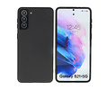 BAOHU Hoesje Geschikt voor de Samsung Galaxy S21 Plus - Fashion Color Backcover Telefoonhoesje - Zwart
