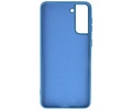 BAOHU Hoesje Geschikt voor de Samsung Galaxy S21 Plus - Fashion Color Backcover Telefoonhoesje - Navy