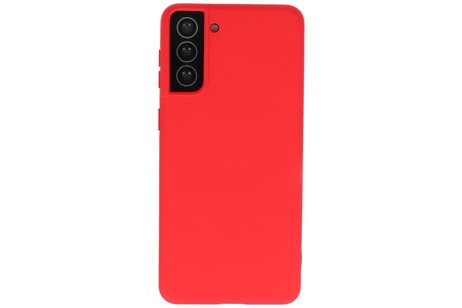 Samsung Galaxy S21 Plus Hoesje Fashion Backcover Telefoonhoesje Rood