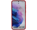 Samsung Galaxy S21 Plus Hoesje Fashion Backcover Telefoonhoesje Rood