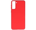 Samsung Galaxy S21 Plus Hoesje Fashion Backcover Telefoonhoesje Rood