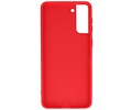 Samsung Galaxy S21 Plus Hoesje Fashion Backcover Telefoonhoesje Rood