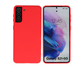 Samsung Galaxy S21 Plus Hoesje Fashion Backcover Telefoonhoesje Rood