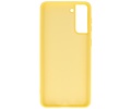 Samsung Galaxy S21 Plus Hoesje Fashion Backcover Telefoonhoesje Geel