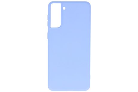 BAOHU Hoesje Geschikt voor de Samsung Galaxy S21 Plus - Fashion Color Backcover Telefoonhoesje - Paars