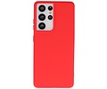 Samsung Galaxy S21 Ultra Hoesje Fashion Backcover Telefoonhoesje Rood