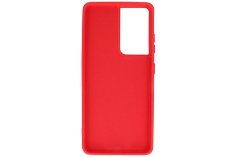 Samsung Galaxy S21 Ultra Hoesje Fashion Backcover Telefoonhoesje Rood