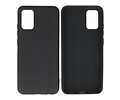 BAOHU Hoesje Geschikt voor de Samsung Galaxy A02s - Fashion Color Backcover Telefoonhoesje - Zwart