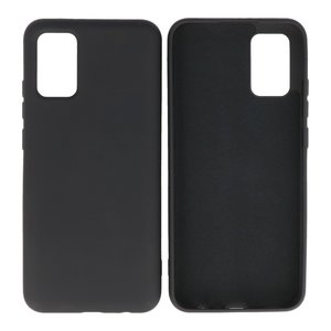 BAOHU Hoesje Geschikt voor de Samsung Galaxy A02s - Fashion Color Backcover Telefoonhoesje - Zwart