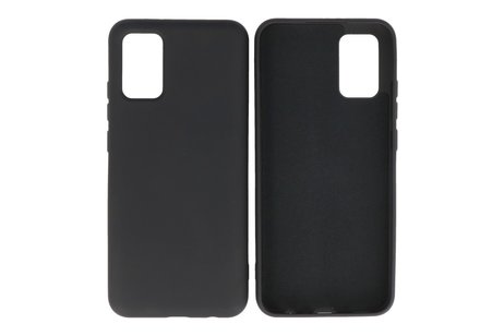 Hoesje Geschikt voor de Samsung Galaxy A02s - Fashion Color Backcover Telefoonhoesje - Zwart