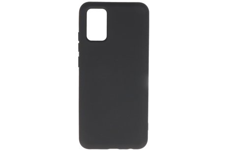 Hoesje Geschikt voor de Samsung Galaxy A02s - Fashion Color Backcover Telefoonhoesje - Zwart