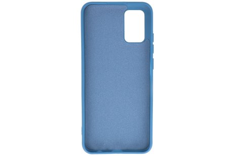 BAOHU Hoesje Geschikt voor de Samsung Galaxy A02s - Fashion Color Backcover Telefoonhoesje - Navy