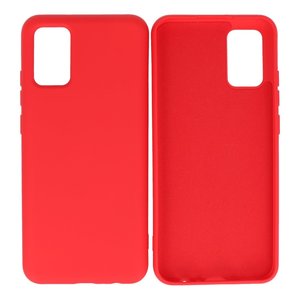 BAOHU Hoesje Geschikt voor de Samsung Galaxy A02s - Fashion Color Backcover Telefoonhoesje - Rood