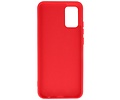 BAOHU Hoesje Geschikt voor de Samsung Galaxy A02s - Fashion Color Backcover Telefoonhoesje - Rood