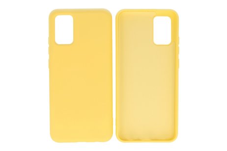 Samsung Galaxy A02s Hoesje Fashion Backcover Telefoonhoesje Geel