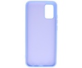 BAOHU Hoesje Geschikt voor de Samsung Galaxy A02s - Fashion Color Backcover Telefoonhoesje - Paars