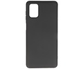 BAOHU Hoesje Geschikt voor de Samsung Galaxy M51  - Fashion Color Backcover Telefoonhoesje - Zwart