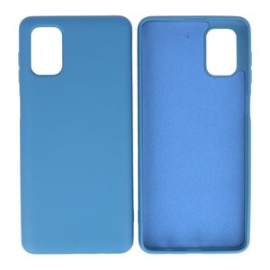 Hoesje Geschikt voor de Samsung Galaxy M51  - Fashion Color Backcover Telefoonhoesje - Navy