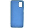 BAOHU Hoesje Geschikt voor de Samsung Galaxy M51  - Fashion Color Backcover Telefoonhoesje - Navy