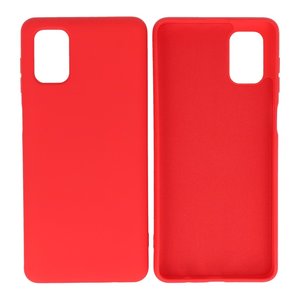 BAOHU Hoesje Geschikt voor de Samsung Galaxy M51  - Fashion Color Backcover Telefoonhoesje - Rood