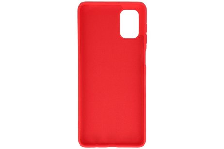 BAOHU Hoesje Geschikt voor de Samsung Galaxy M51  - Fashion Color Backcover Telefoonhoesje - Rood