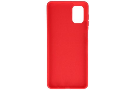 Hoesje Geschikt voor de Samsung Galaxy M51  - Fashion Color Backcover Telefoonhoesje - Rood