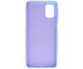 BAOHU Hoesje Geschikt voor de Samsung Galaxy M51  - Fashion Color Backcover Telefoonhoesje - Paars