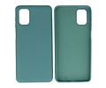 Hoesje Geschikt voor de Samsung Galaxy M51  - Fashion Color Backcover Telefoonhoesje - Donker Groen