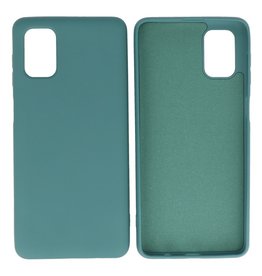 BAOHU Samsung Galaxy M51 Hoesje Fashion Backcover Telefoonhoesje Donker Groen
