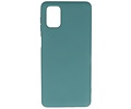 BAOHU Hoesje Geschikt voor de Samsung Galaxy M51  - Fashion Color Backcover Telefoonhoesje - Donker Groen