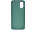 Hoesje Geschikt voor de Samsung Galaxy M51  - Fashion Color Backcover Telefoonhoesje - Donker Groen