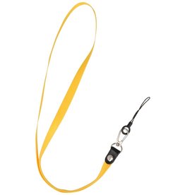 BAOHU Touwtjes voor telefoon hoesjes, fluitje of badge Geel