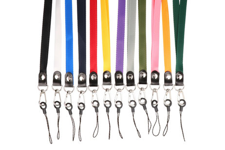 BAOHU Touwtjes voor telefoon hoesjes, fluitje of badge Geel