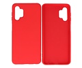 BAOHU Hoesje Geschikt voor de Samsung Galaxy A32 5G - Fashion Color Backcover Telefoonhoesje - Rood