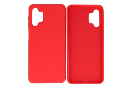 Hoesje Geschikt voor de Samsung Galaxy A32 5G - Fashion Color Backcover Telefoonhoesje - Rood