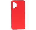 BAOHU Hoesje Geschikt voor de Samsung Galaxy A32 5G - Fashion Color Backcover Telefoonhoesje - Rood