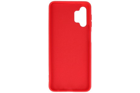 BAOHU Hoesje Geschikt voor de Samsung Galaxy A32 5G - Fashion Color Backcover Telefoonhoesje - Rood