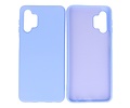 BAOHU Hoesje Geschikt voor de Samsung Galaxy A32 5G - Fashion Color Backcover Telefoonhoesje - Paars