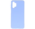 BAOHU Hoesje Geschikt voor de Samsung Galaxy A32 5G - Fashion Color Backcover Telefoonhoesje - Paars