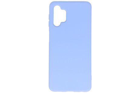 BAOHU Hoesje Geschikt voor de Samsung Galaxy A32 5G - Fashion Color Backcover Telefoonhoesje - Paars