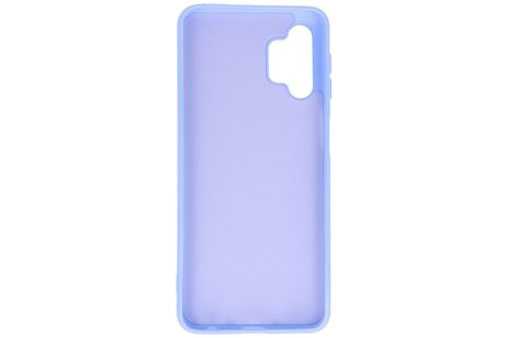 BAOHU Hoesje Geschikt voor de Samsung Galaxy A32 5G - Fashion Color Backcover Telefoonhoesje - Paars