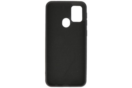 BAOHU Hoesje Geschikt voor de Samsung Galaxy M21 & Galaxy M21s  - Fashion Color Backcover Telefoonhoesje - Zwart
