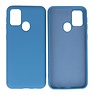 BAOHU Samsung Galaxy M21 & Galaxy M21s Hoesje Fashion Backcover Telefoonhoesje Navy