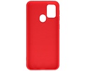 Hoesje Geschikt voor de Samsung Galaxy M21 & Galaxy M21s  - Fashion Color Backcover Telefoonhoesje - Rood