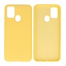 Samsung Galaxy M21 & Galaxy M21s Hoesje Fashion Backcover Telefoonhoesje Geel