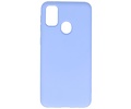 Hoesje Geschikt voor de Samsung Galaxy M21 & Galaxy M21s  - Fashion Color Backcover Telefoonhoesje - Paars