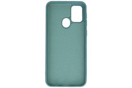 Samsung Galaxy M21 & Galaxy M21s Hoesje Fashion Backcover Telefoonhoesje Donker Groen