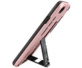 BAOHU Hoesje met Magnetic Stand Hard Case Geschikt voor de iPhone SE 2020 - iPhone 8 - iPhone 7 - Stand Shockproof Telefoonhoesje - Grip Stand Back Cover - Roze