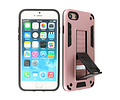 BAOHU Hoesje met Magnetic Stand Hard Case Geschikt voor de iPhone SE 2020 - iPhone 8 - iPhone 7 - Stand Shockproof Telefoonhoesje - Grip Stand Back Cover - Roze